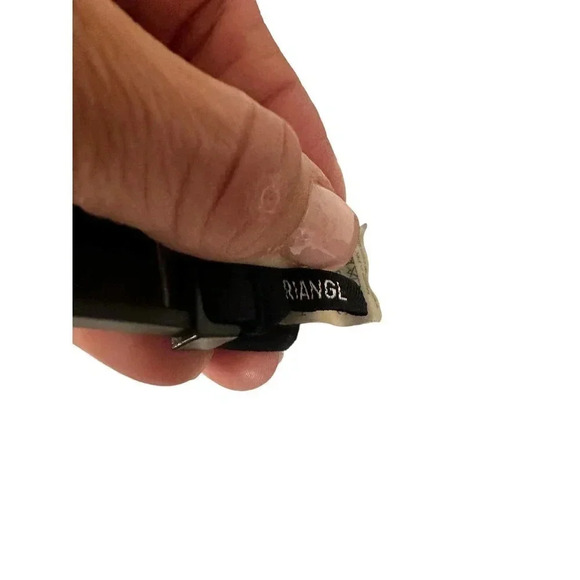 Triangl Black Mesh Neoprene Strapless Zipper Bikini Top Size Medium - Picture 2 of 10